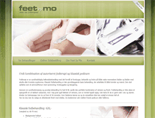 Tablet Screenshot of feetbymo.dk
